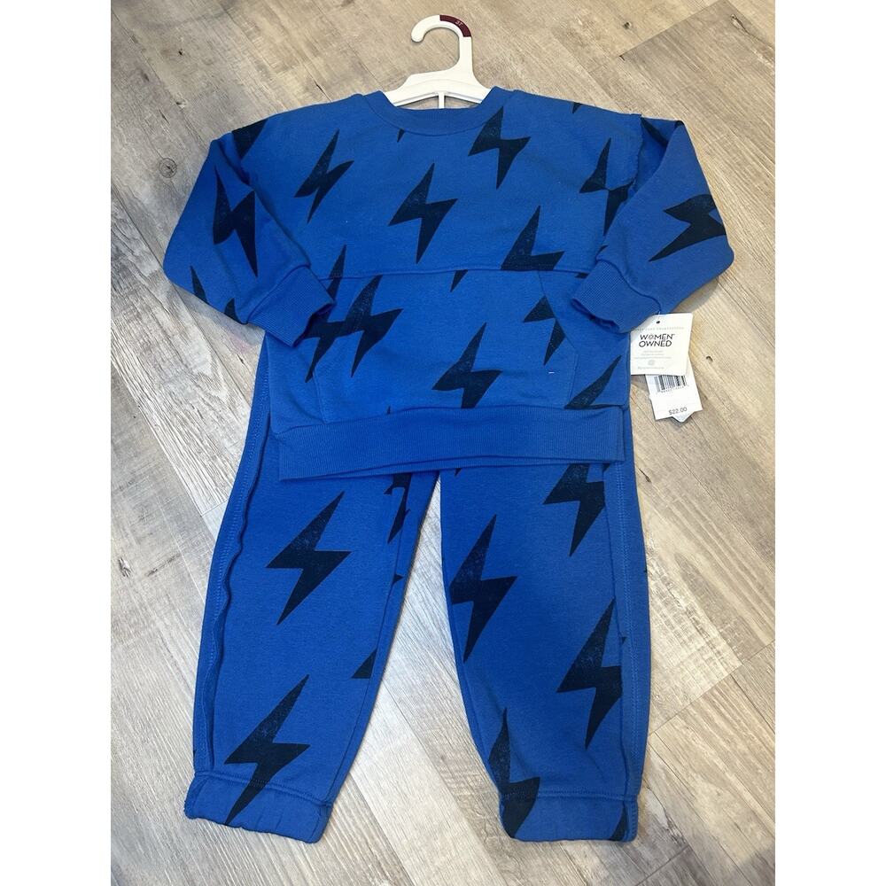 Grayson Mini Sweater Outfit Lightening Bolt Sweatshirt Pants Fleece pick size